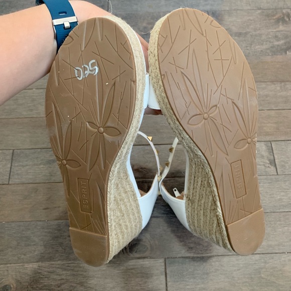 Esprit | Rome White Wedges - Picture 5 of 5
